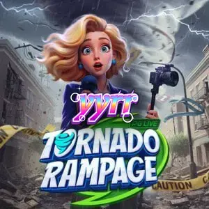 Tampilan visual grid unik pada slot Tornado Rampage